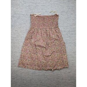 Y2K‎ Wet Seal Ditsy Floral Sundress Smocked Strapless Large Coquette Fairycore